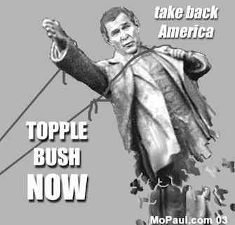 bush topple