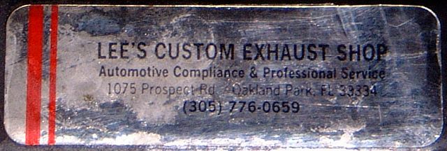 Lee's Custom Exhaust Shop