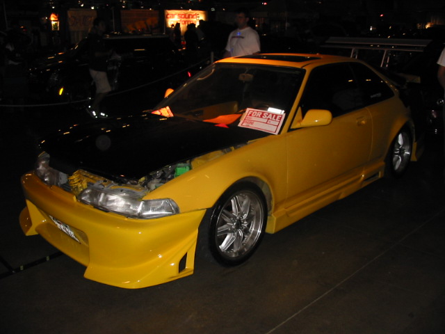 yellow civic