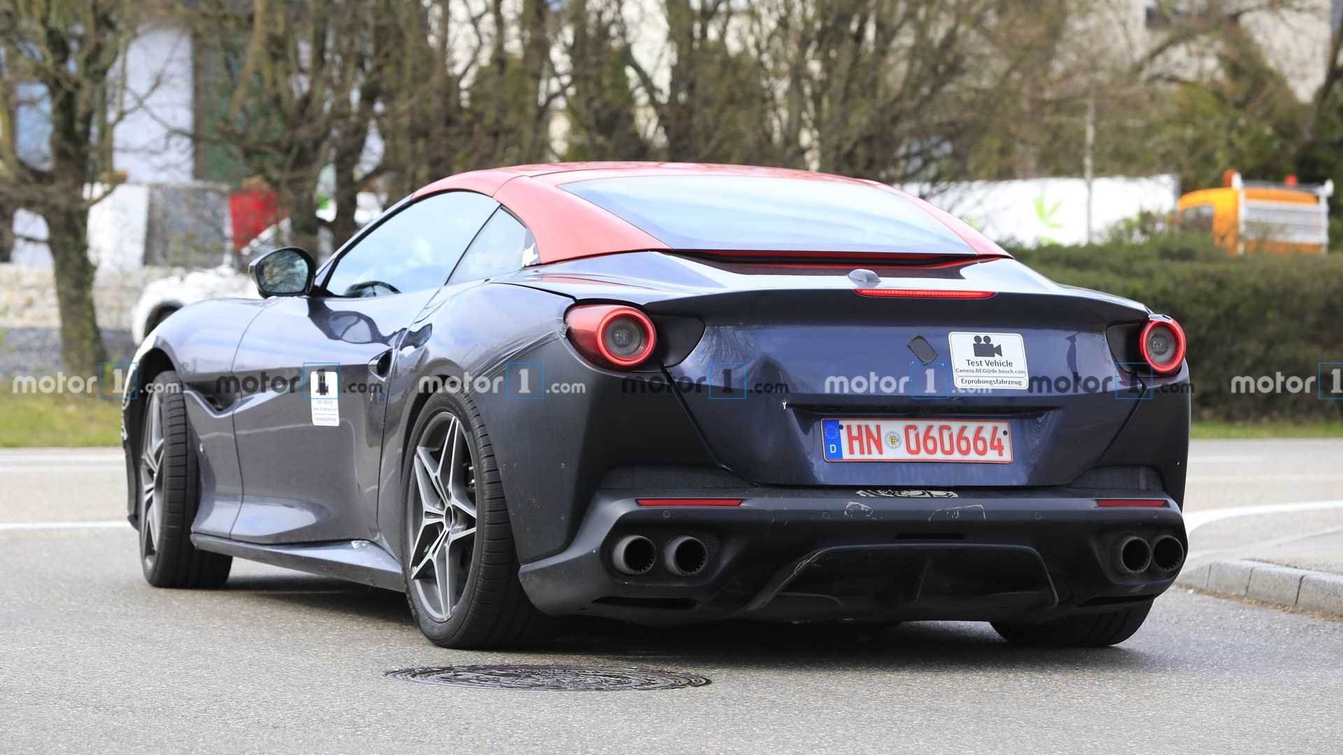 Ferrari Portofino facelift spy photo