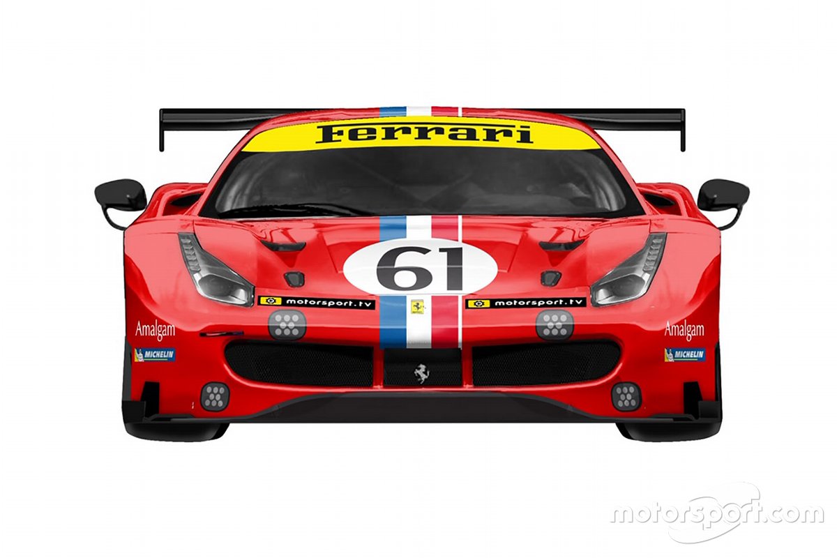 #61 Luzich Racing Ferrari 488 GTE livery