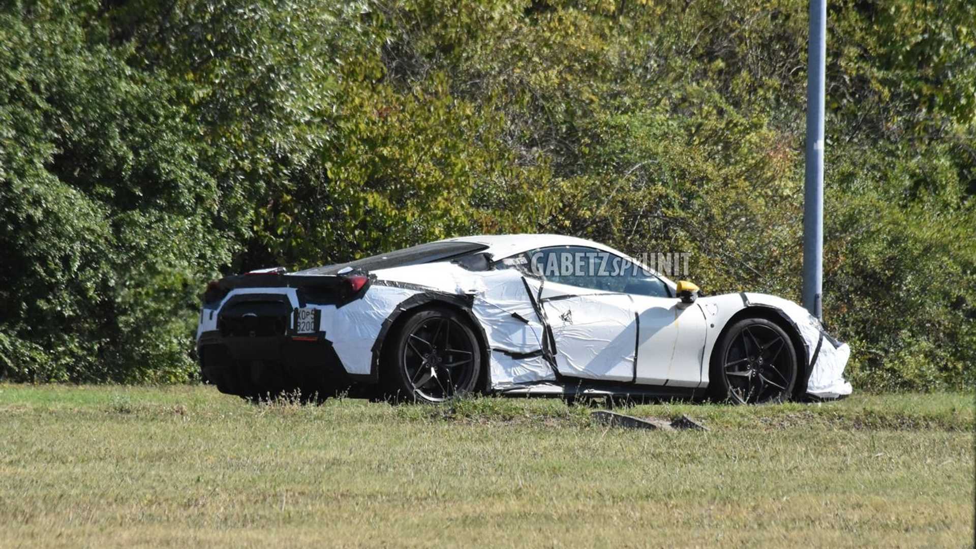 Ferrari hybrid spy photo