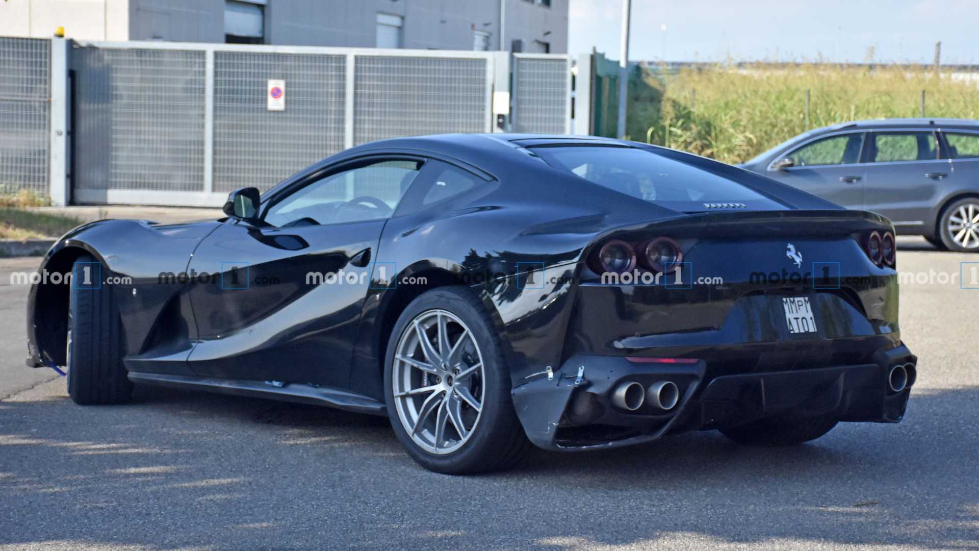 Ferrari 812 GTO spy photo