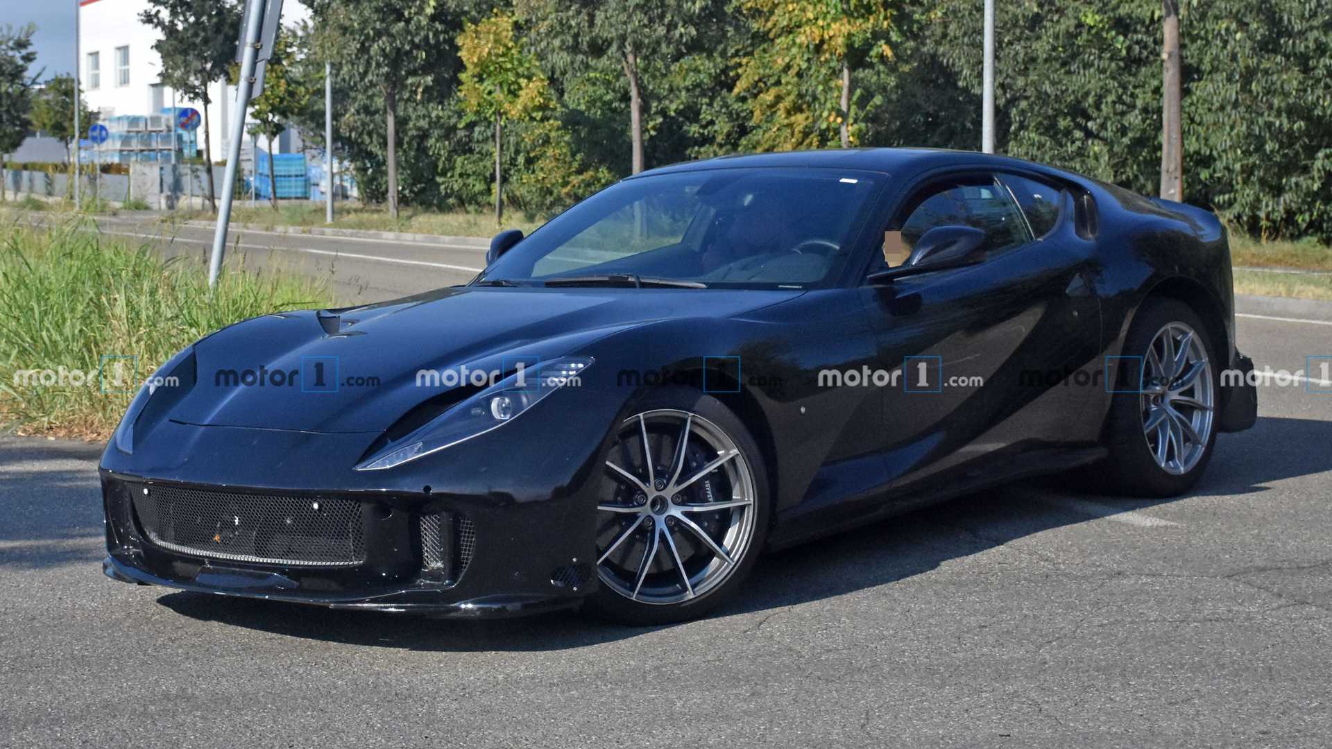 Ferrari 812 GTO spy photo