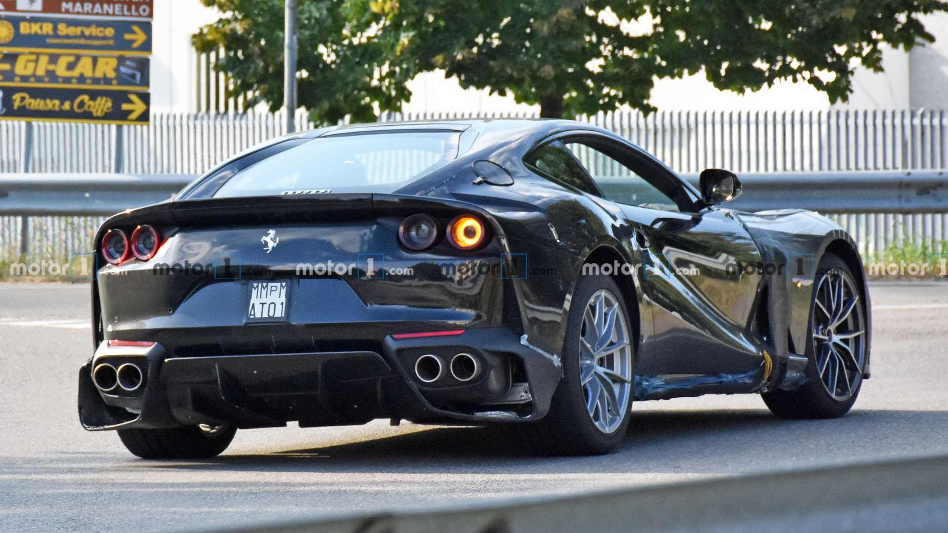 Ferrari 812 GTO spy photo