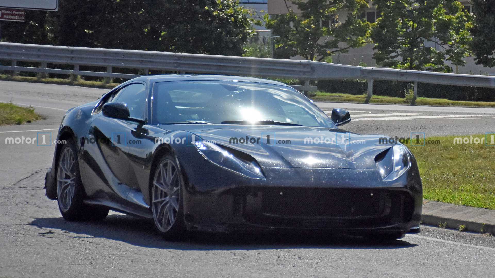 Ferrari 812 GTO spy photo