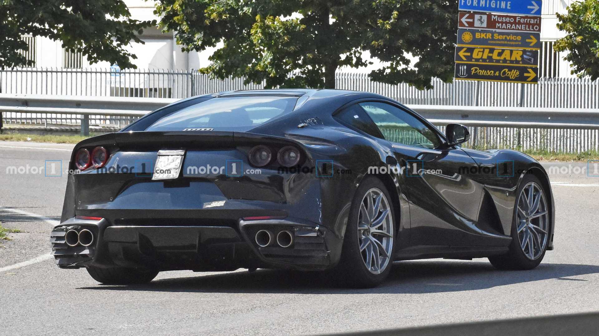 Ferrari 812 GTO spy photo