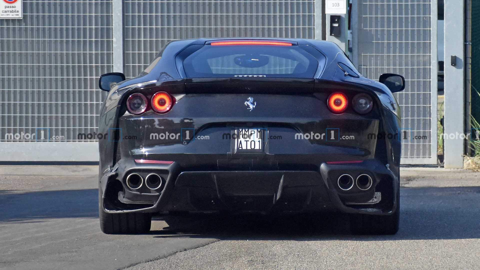 Ferrari 812 GTO spy photo