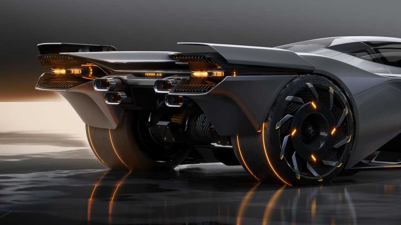 Ferrari Cyberpunk 2077 Rendering