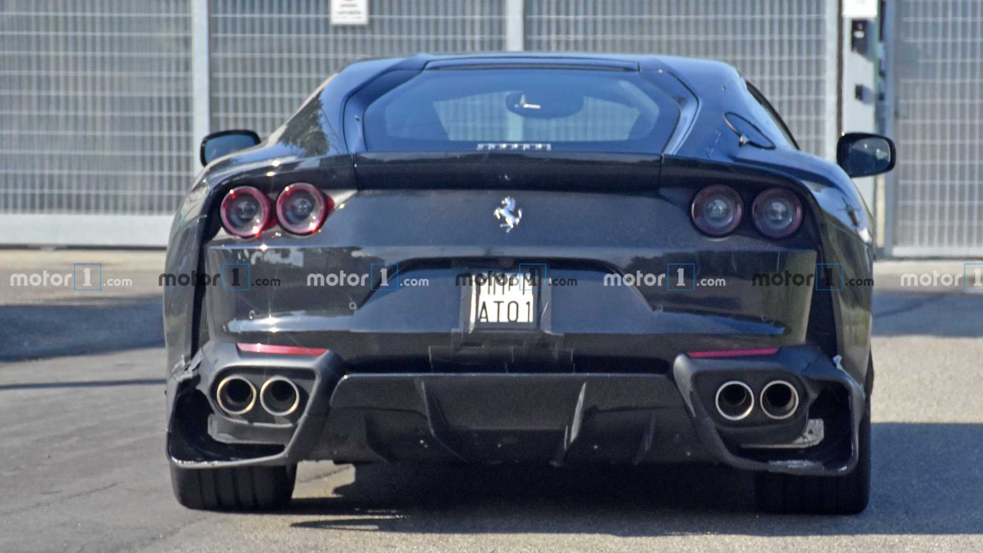 Ferrari 812 GTO spy photo