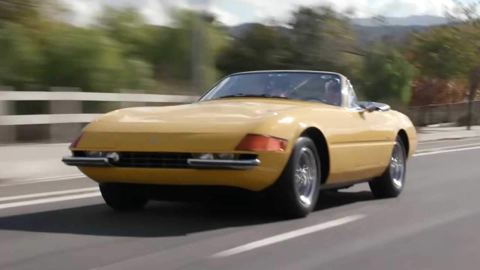 Jay Leno Gets Behind The Wheel Of A 1971 Ferrari 365 GTS/4 Daytona