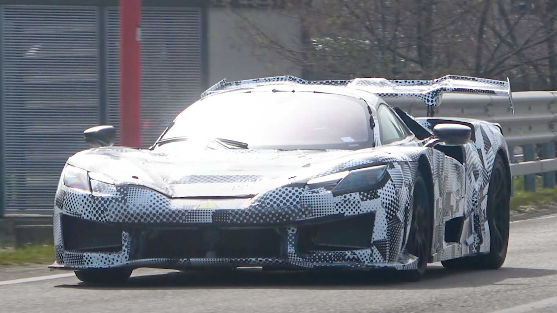 See Upcoming 2025 Ferrari Hypercar On The Move In This Spy Video