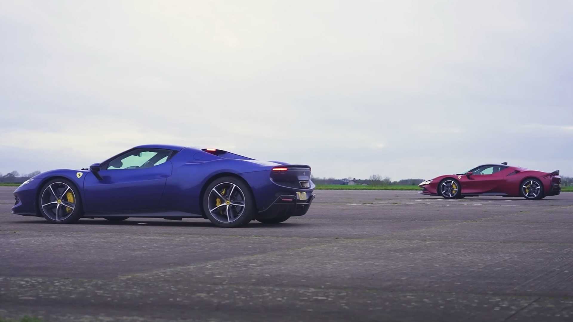 Ferrari 296 GTB Drag Races SF90 Stradale For Hybrid Supercar Glory