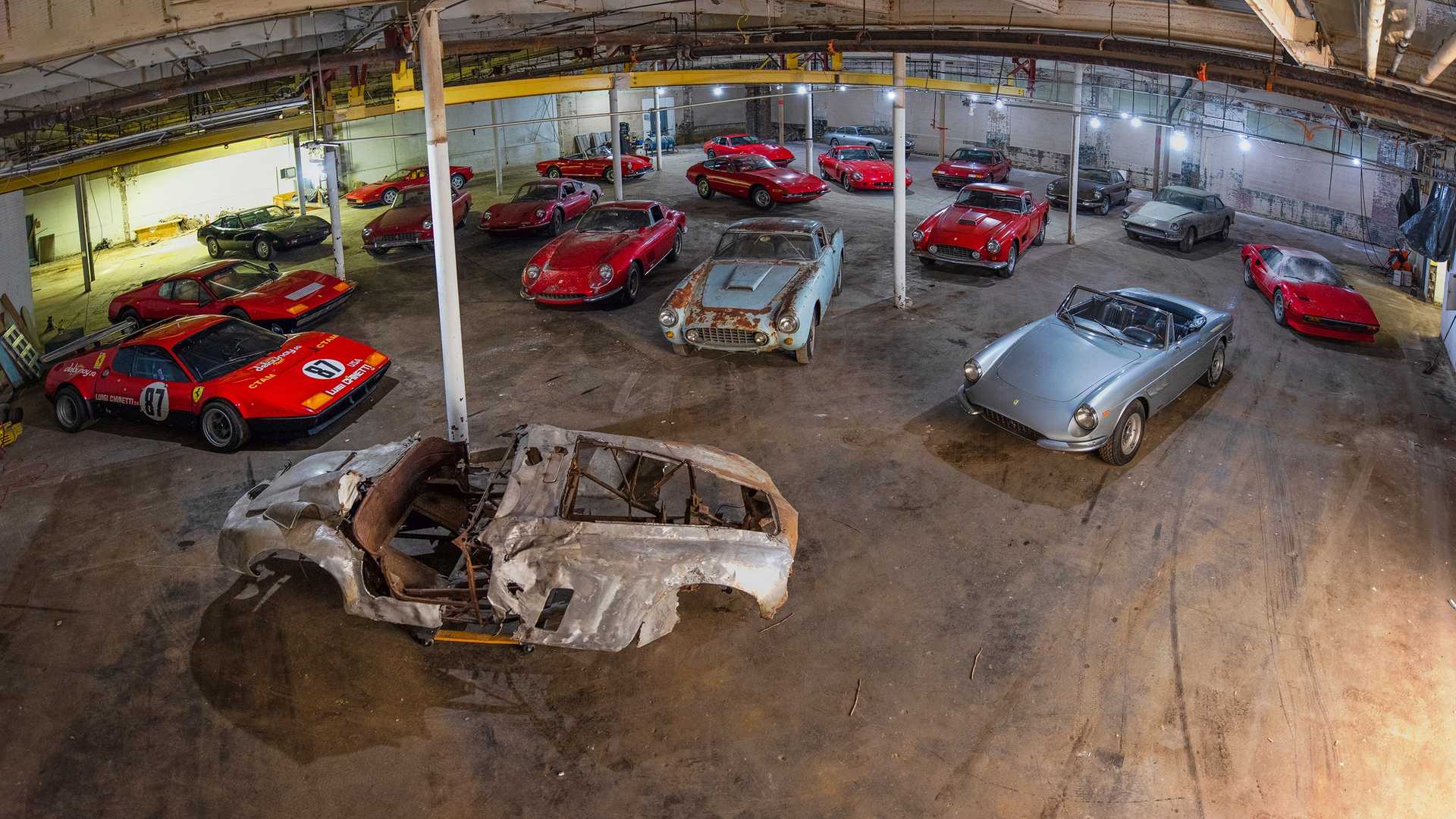 Massive Ferrari "Barn Find" Features 20 Cars Lost In Hurricane Charley