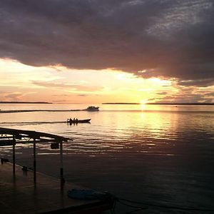 Sunset over the Amazon River