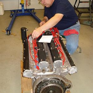 Making up spark plug wires