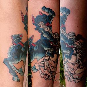 My favorite tattoo from my favorite comic , the Micronauts - baron karza fighting force commander