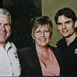 Lisa and Jeff Gordon at Phoenix November 9, 2007