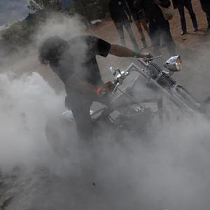........ me in AZ ........ smoke out pit ...... :D