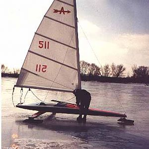 Arrow 2 seat 60 mph iceboat