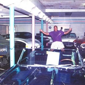 circa 1993 at our store in the valley..before the muscle car craze hit...thats a T/A Challenger,SS 396 Camaro,454 Corvette,a 440 6pack GTX convert,a 6