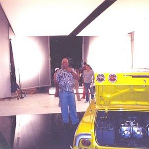 on-set for a Snoop Dog video