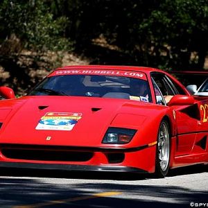 F40 cruising Monterey