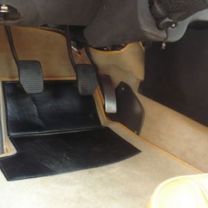 Driver Pedals - This car is so *Clean*. It will get dirtier though because I Swear up & down I am going to Use It. Maintain it, love it, and clean it