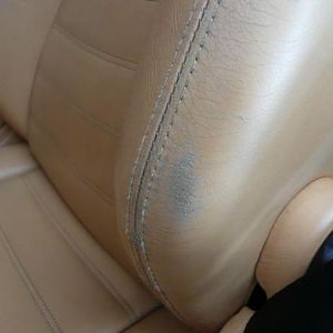 Picture clearly shows damage to the Bolsters which is probably a common concern on these cars (natural light)