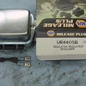 This voltage regulator P/N VR440 is available from NAPA for $15.00 and works quite well with a 365 GTC/4 Marelli 80 amp Model GCA 115A alternator. Mak