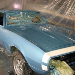 Paint near complete