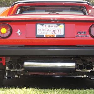 Larini Exhaust and customized 22mm rear away bar.