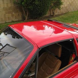 My painted Targa Top