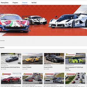 Ferrari Channel at Motorsport.tv