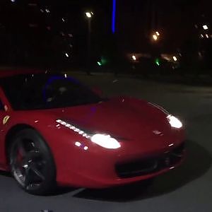 Ferrari 458 Italia Shooting FLAME in Istanbul - YouTube