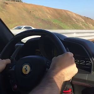 Wonderfull donut !Ferrari 458 italia Drift and 320 km/h ! - YouTube