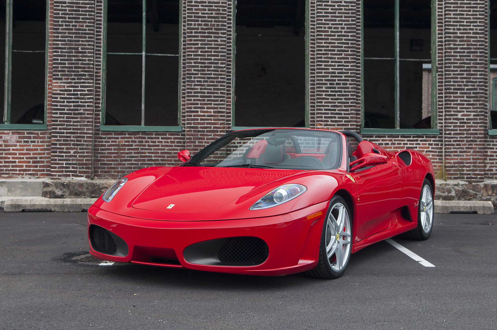 Sold Sold 2008 Ferrari F430 F1 Spider Rosso Corsa Nero